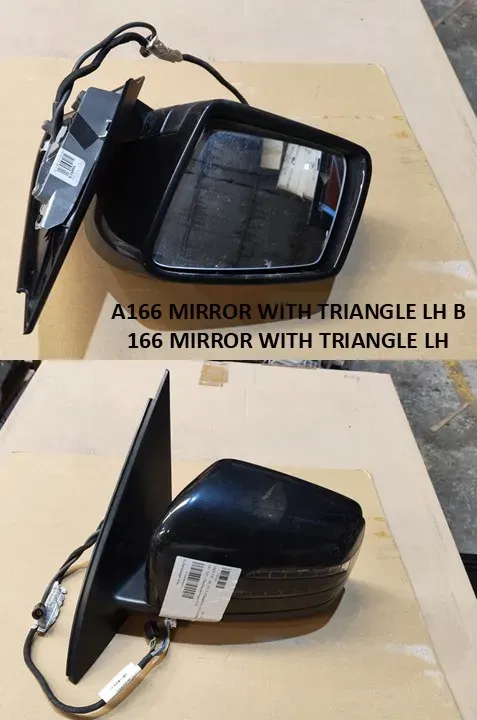 a166 mirror with triangle rh lh b